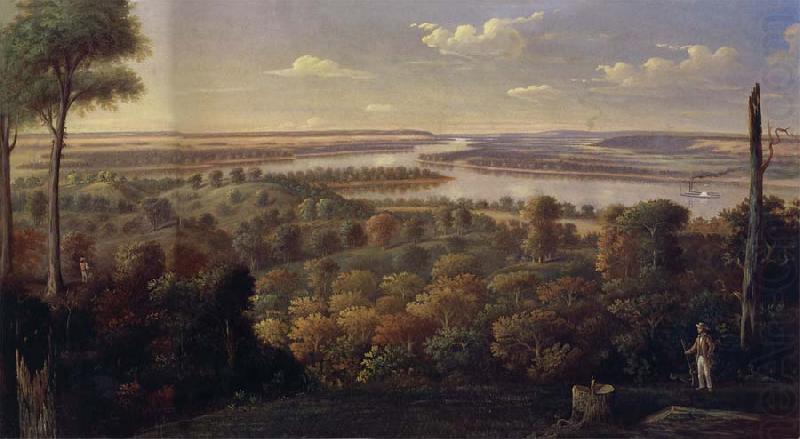 unknow artist On the Ohio River china oil painting image